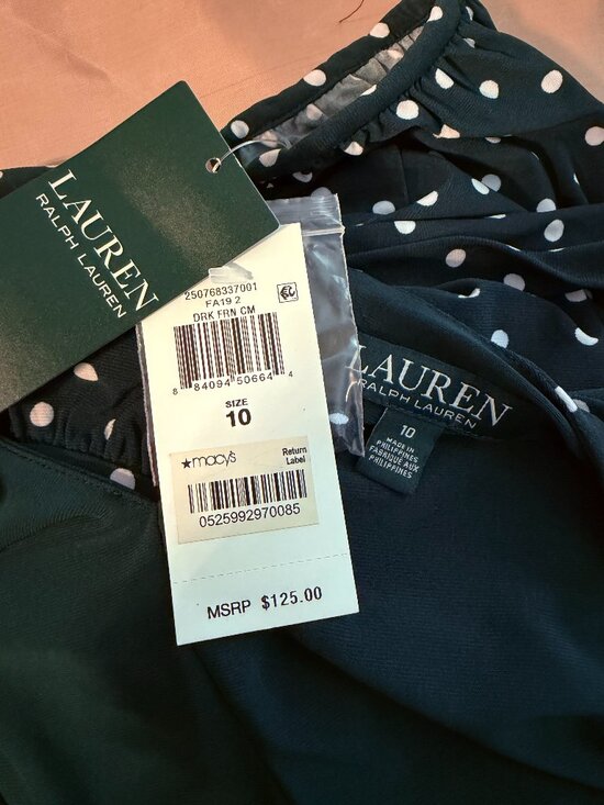 Ralph Lauren Polka Dot Dress - Picture 2 of 6